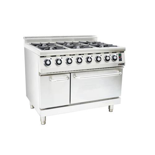 Anvil Gas Stove With Electric Oven Anvil – 6 Burner
