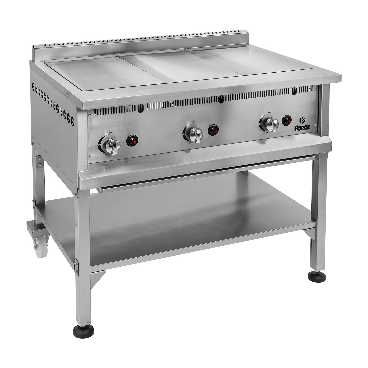 Forge Heavy Duty Stove Forge – Flat Top – Gas – 3 Burner