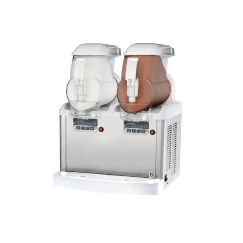 Summit Gt2 Push Soft Ice / Frozen Yoghurt Machine – White [2 Bowl]